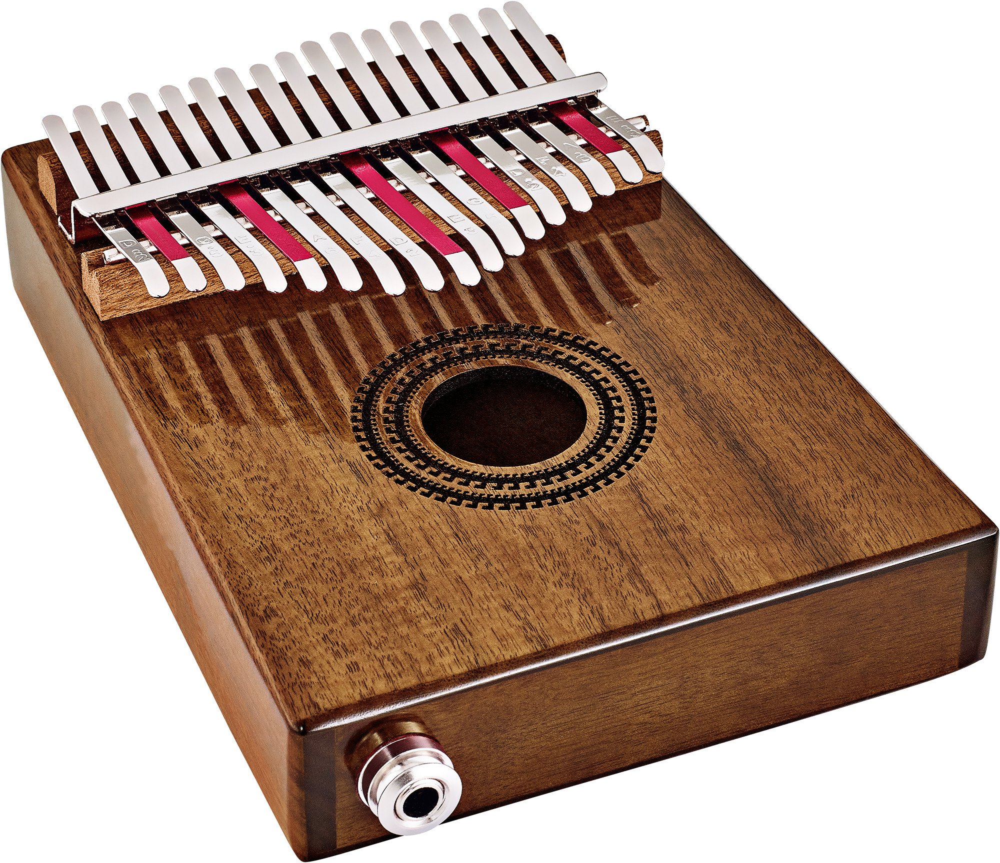 Soundhole Pickup Kalimba - 17 Töne / Akazie