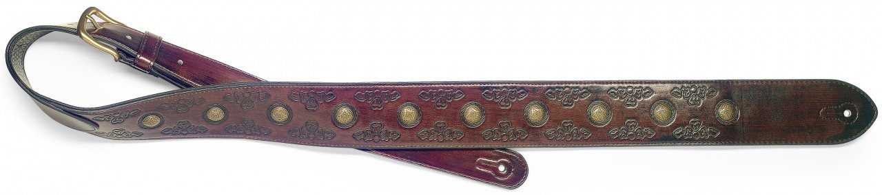 Kunstleder Gurt Aged Dunkelbraun