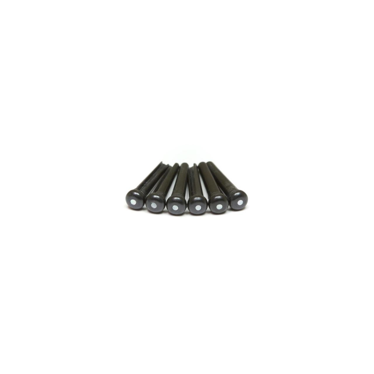 TUSQ Bridge Pins Martin 2 mm Black-Mother of Pearl, 60 pcs