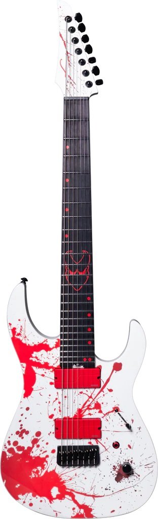 Ninja Custom Slaughter 7-String Blood/White