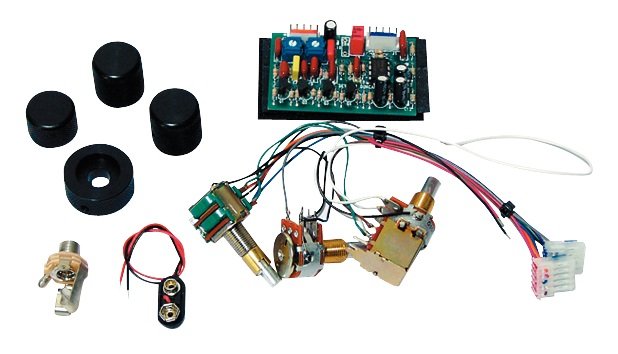 STC-2P Active Bass Preamp 2-Band EQ for passive Pickups