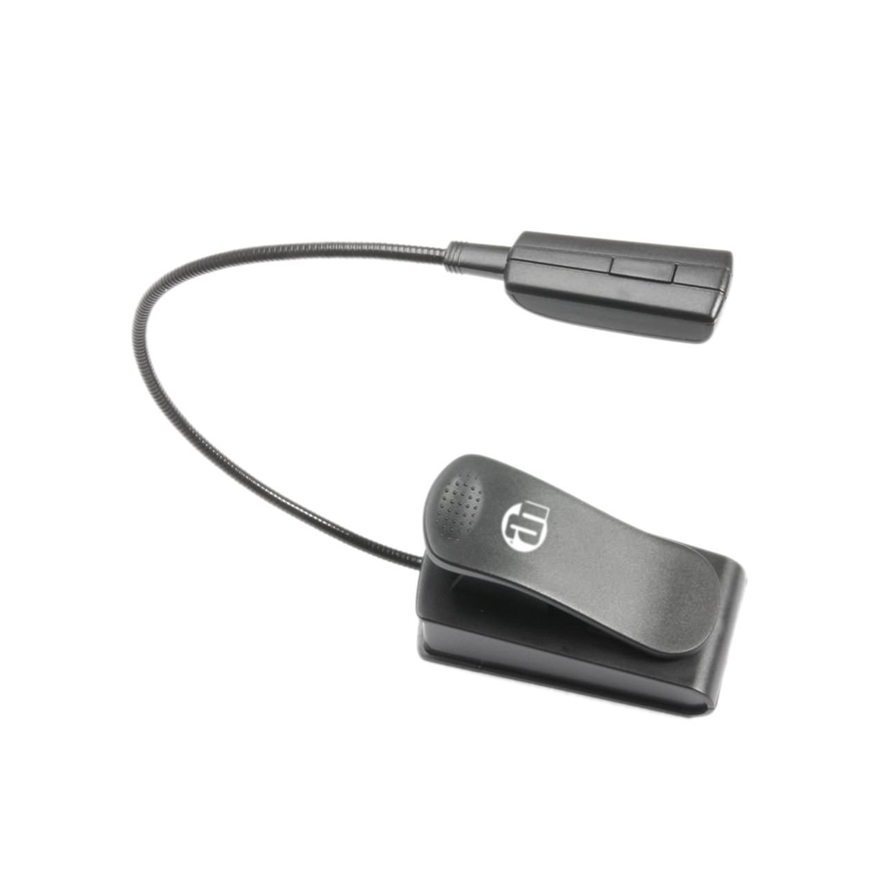 Notenständer (schwarz, zusammenklappbar & höhenverstellbar) und Clip-On LED Notenpultleuchte im Set 