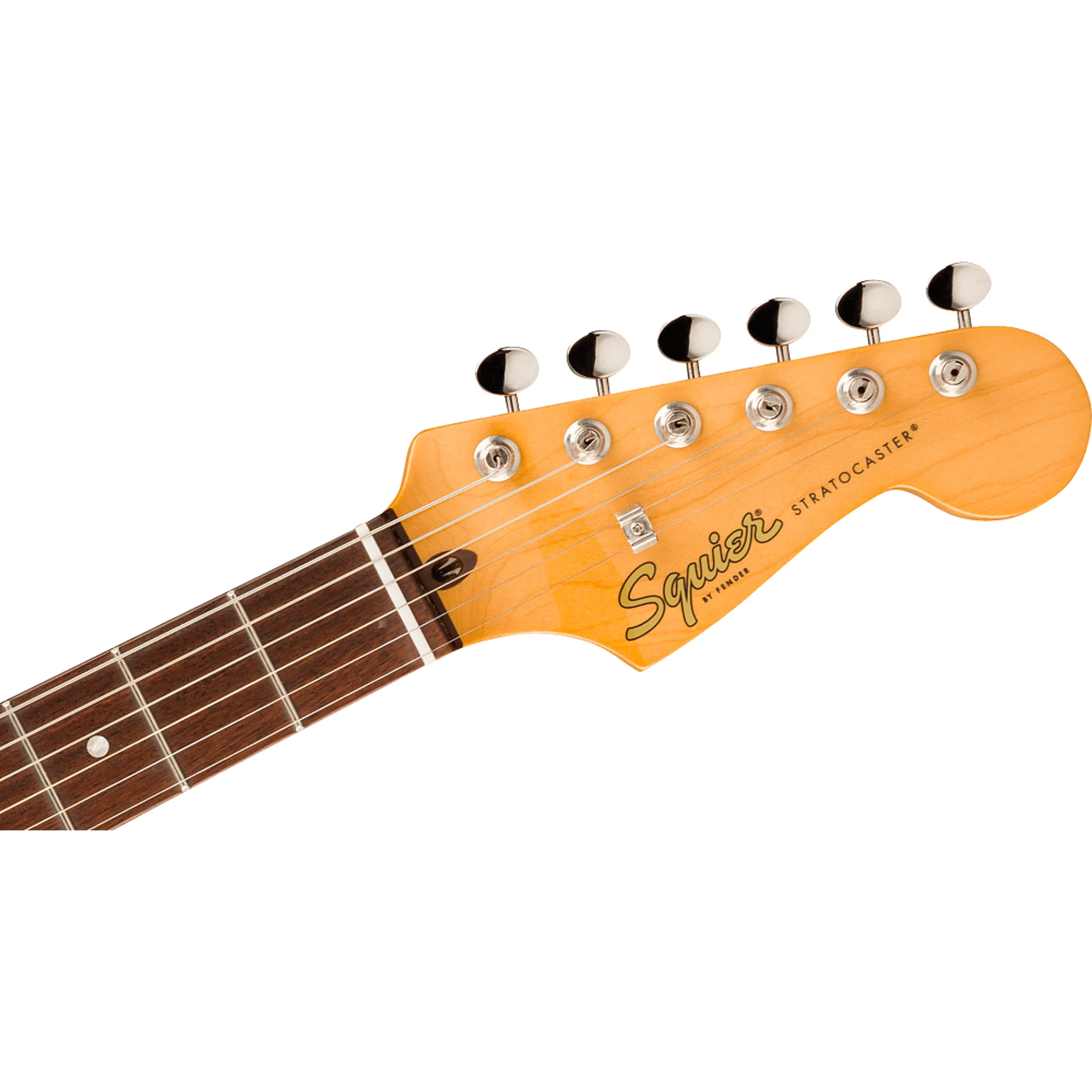 Squier Limited Edition Classic Vibe 60s Stratocaster Kopfplatte mit Tuner Mechaniken