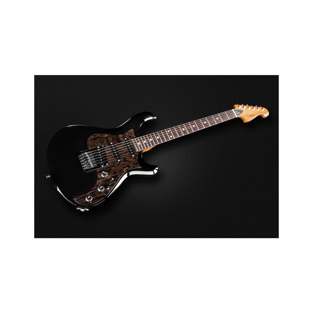 Severn T3 Opaque Black E-Gitarre
