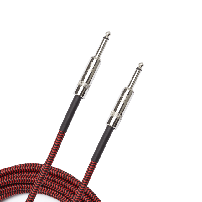 Instrumentenkabel "Braided" Rot, 6m
