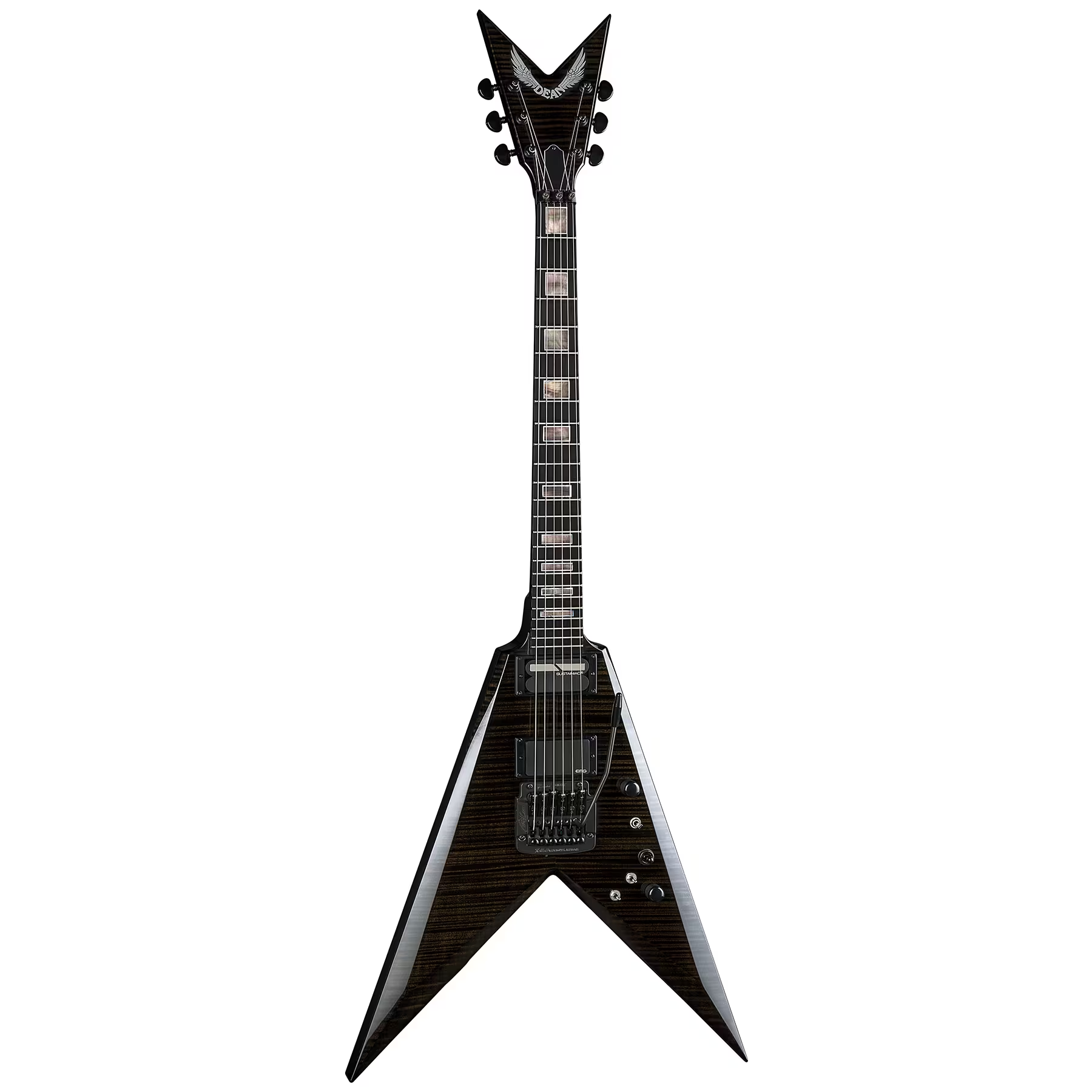 USA Kerry King VII Flame Top Trans Black
