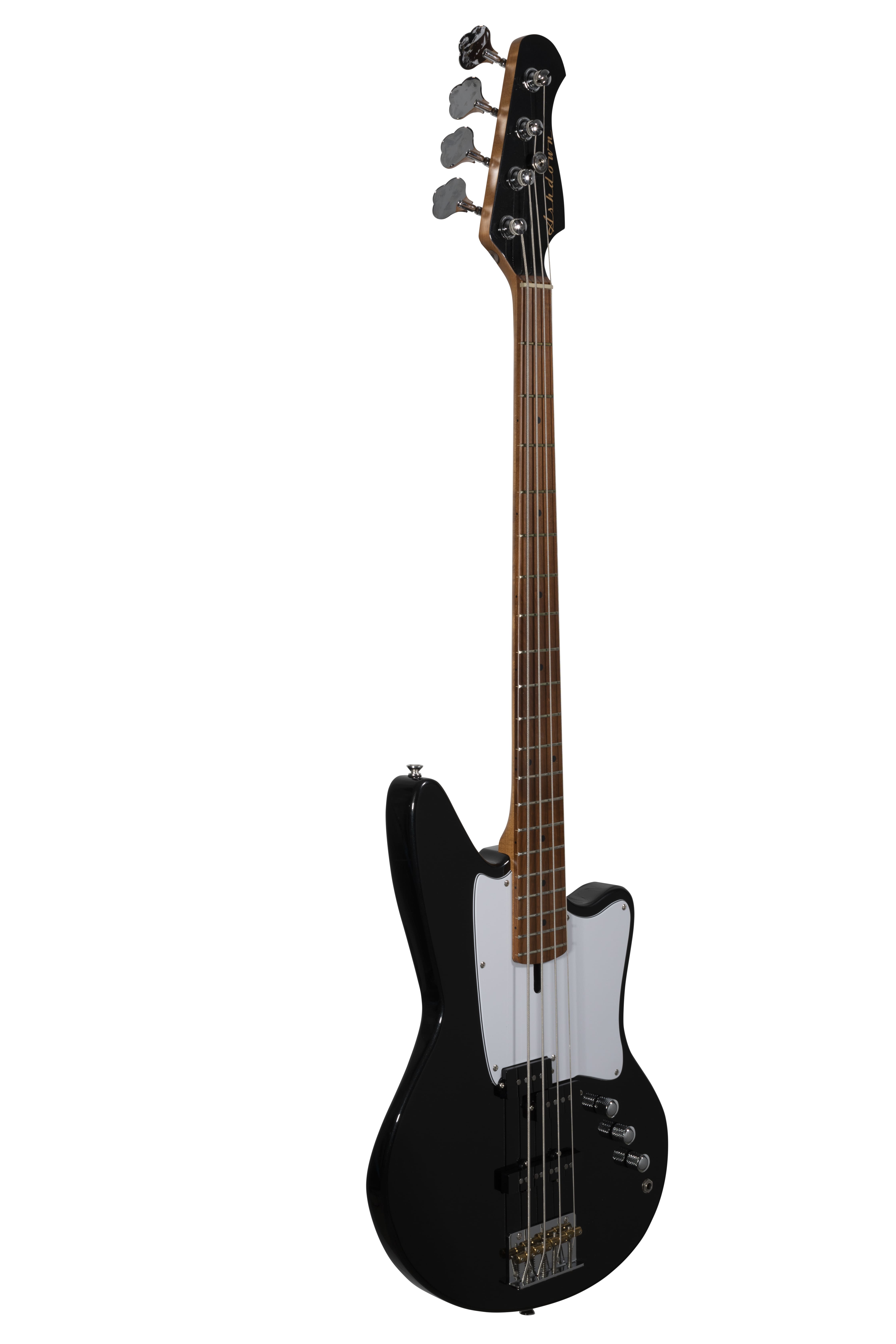 The Saint Gloss Black 4-String E-Bass