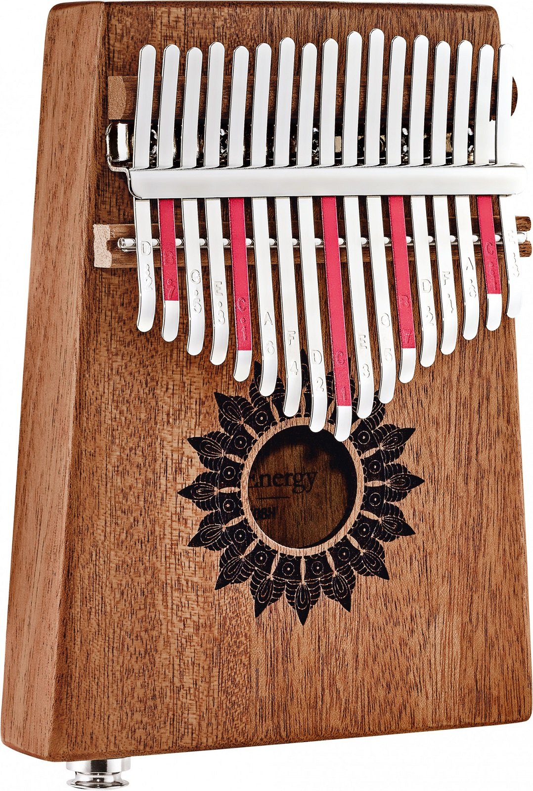 Soundhole Pickup Kalimba - 17 Töne / Mahagoni