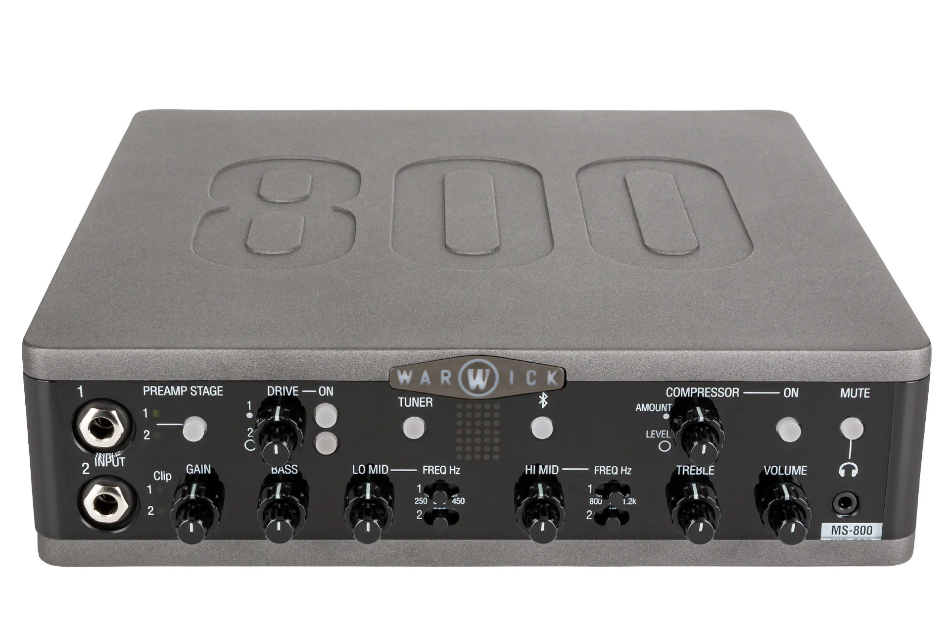 Stage Series MS 800 Multi Stage Bass Amp Head with USB-Interface, 800 Watt