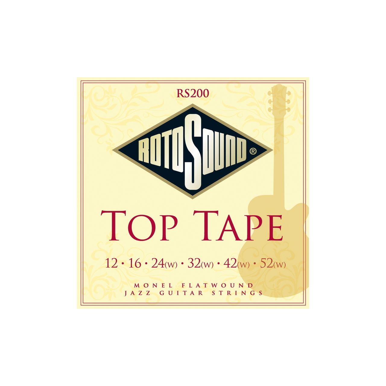 RS200 E-Gitarren Satz Top Tape 12er Satz