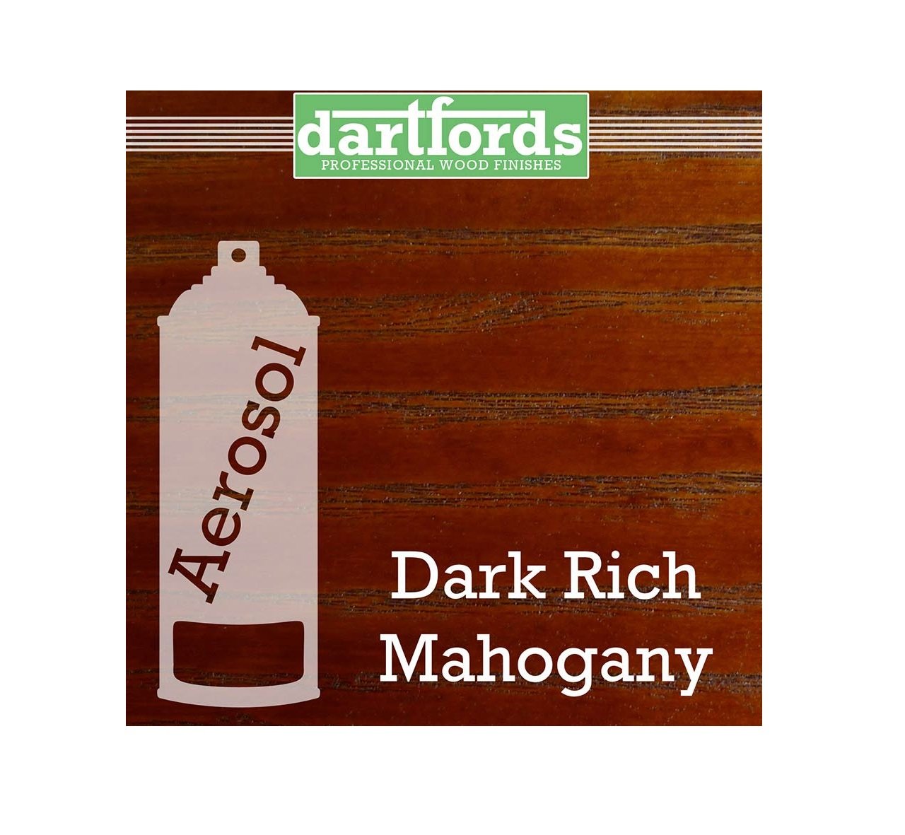 Nitrocelluloselack Dark Rich Mahogany - 400ml Aerosol
