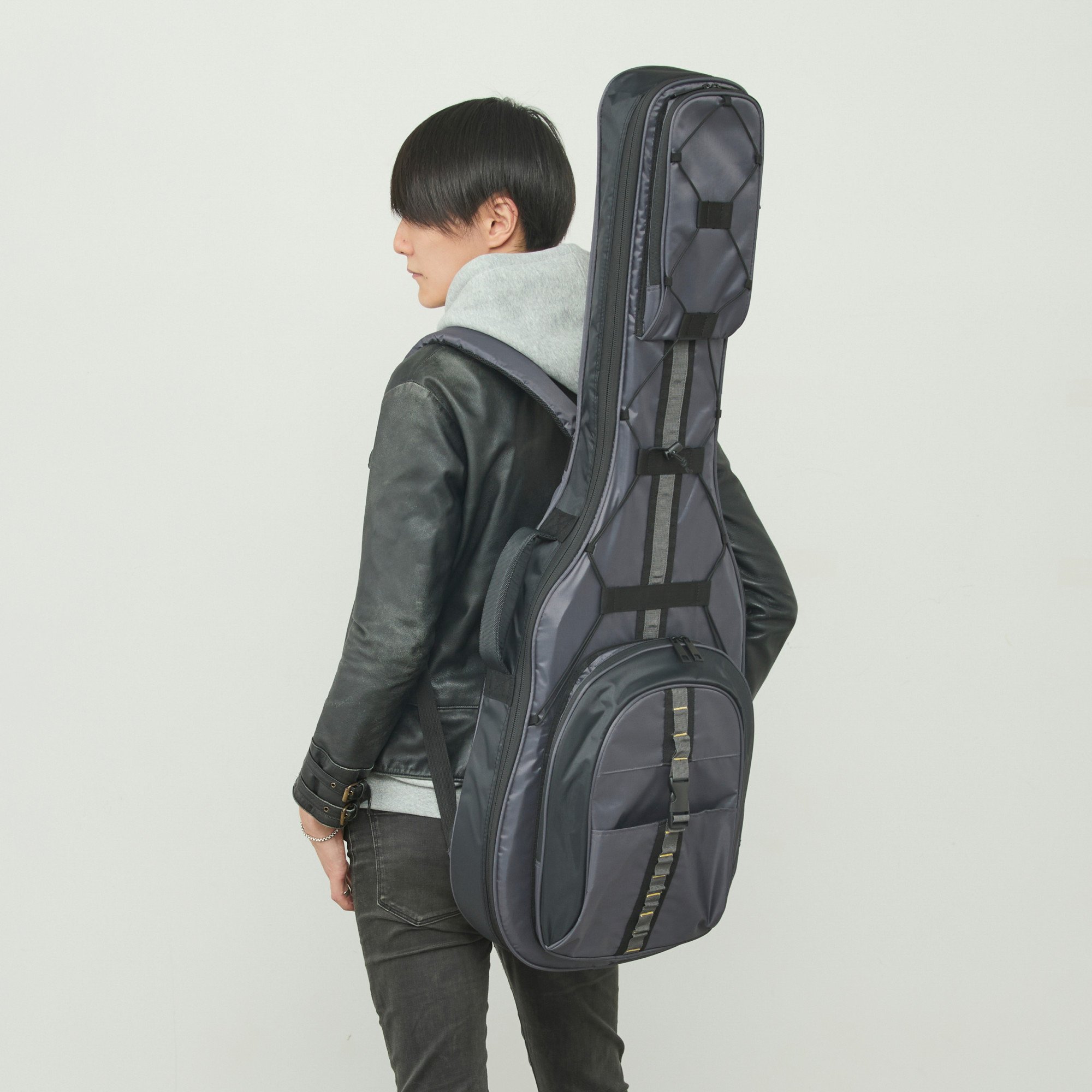 POWERPAD Gig Bag für E-Gitarre - Grau
