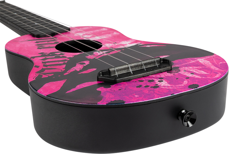 UTS-40 Pink Rules Ultra Travel Ukulele