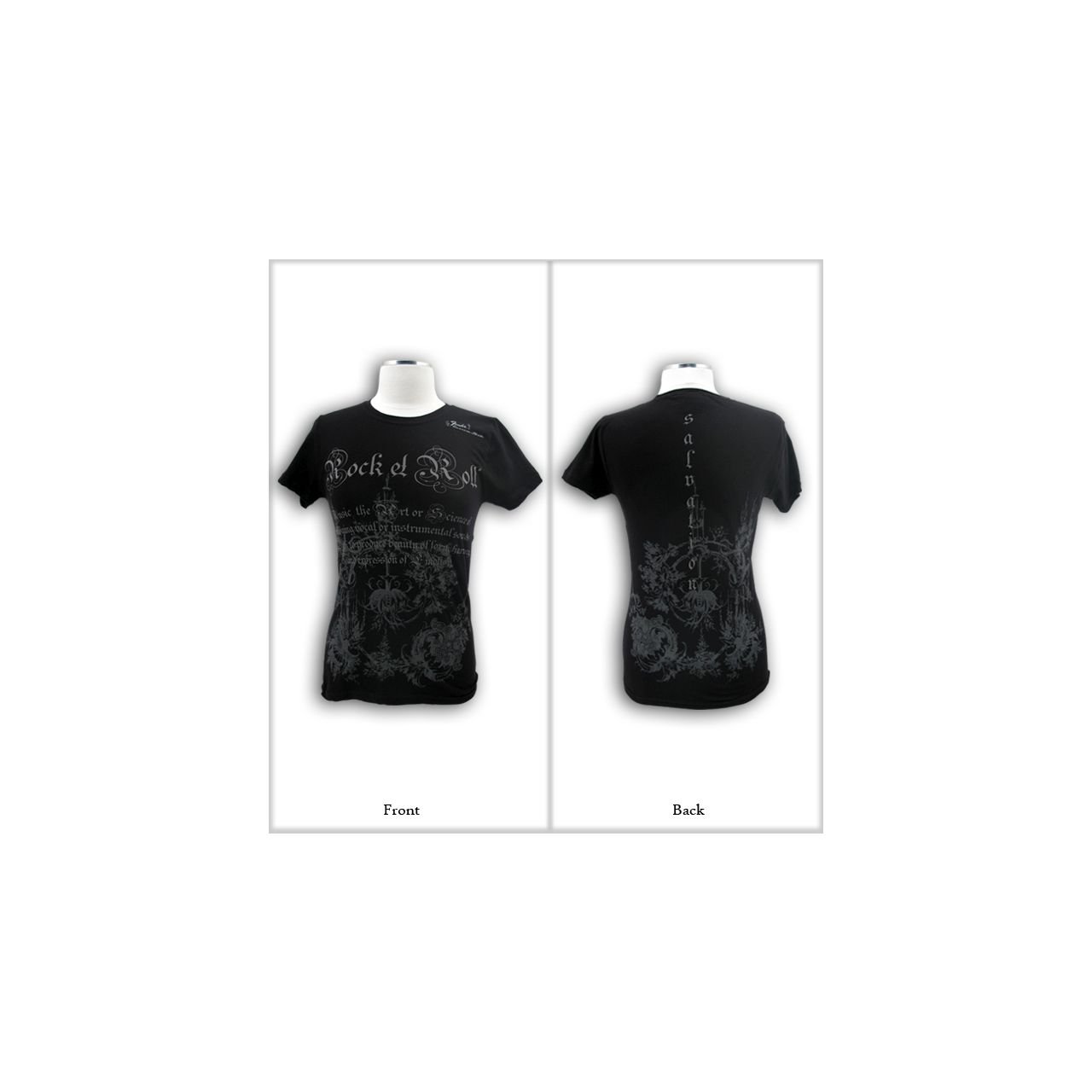 Custom Shop Ladies Mind Crime Tee - Black Size M