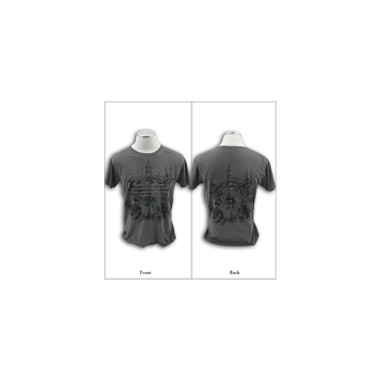 Custom Shop Mind Crime T-Shirt, Faded Black, S