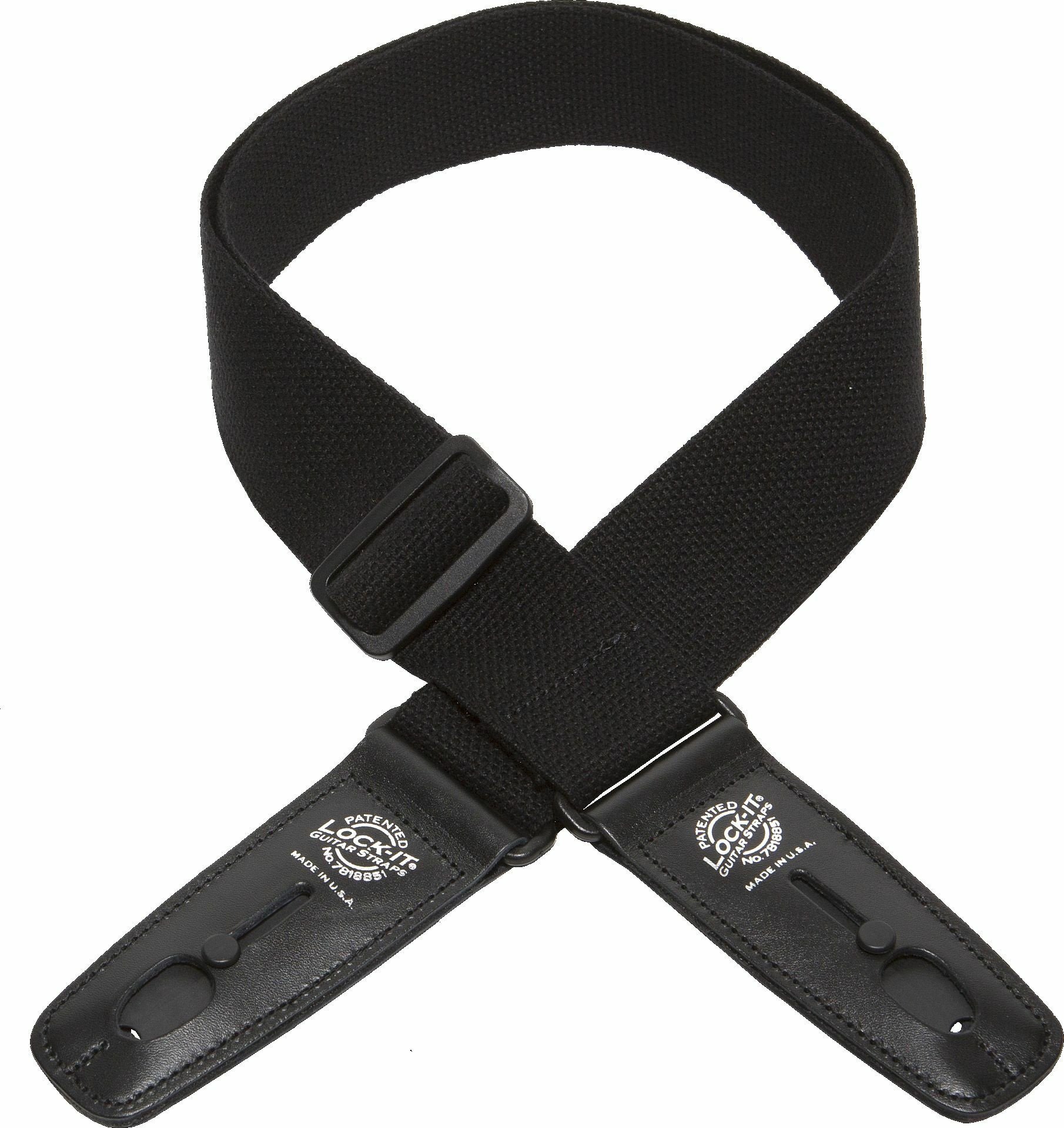 Strap 2" Cotton Pro (LIS 013 C2-BLK), Black