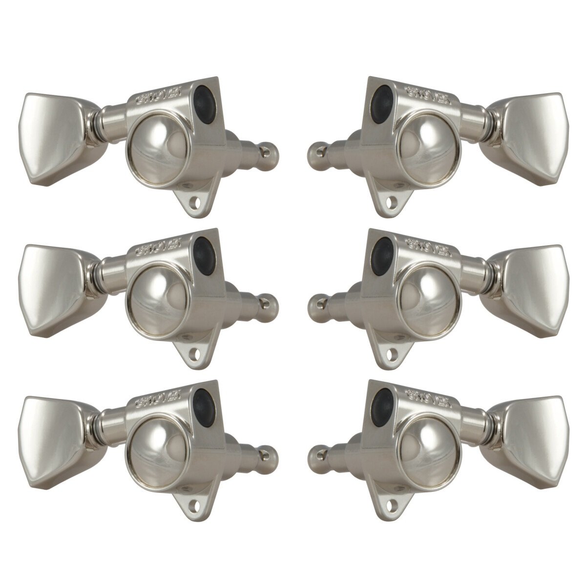 102NK Original Rotomatics with Crown Button - Guitar Machine Heads, 3 + 3 - Nickel