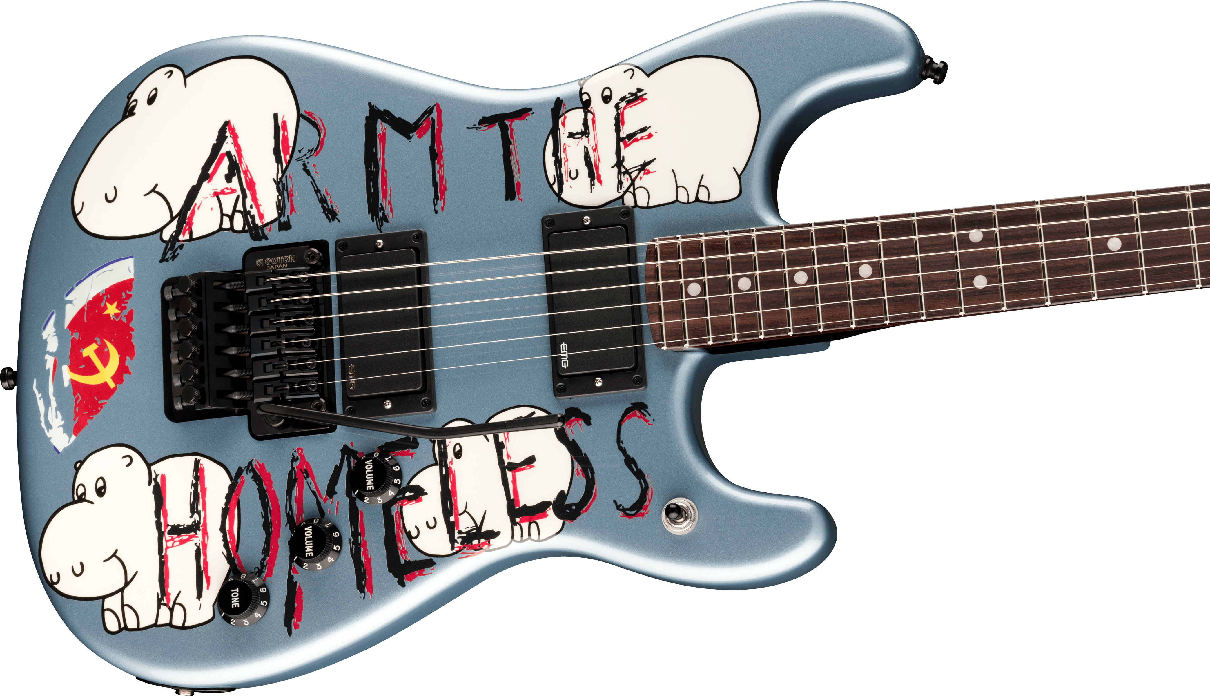 Tom Morello Arm The Homeless Blue Ice Metallic