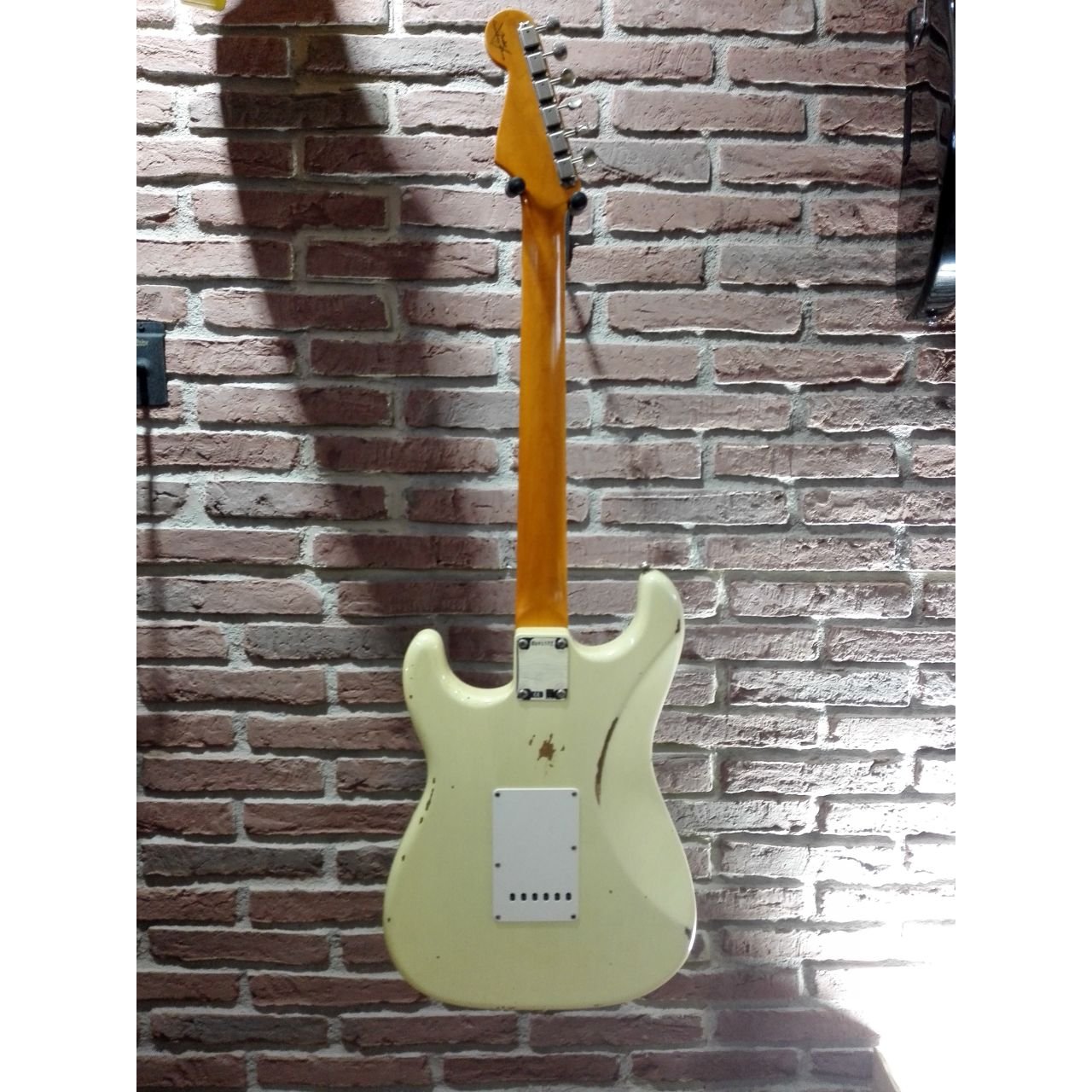 '63 Stratocaster Relic, Rosewood, Vintage White 