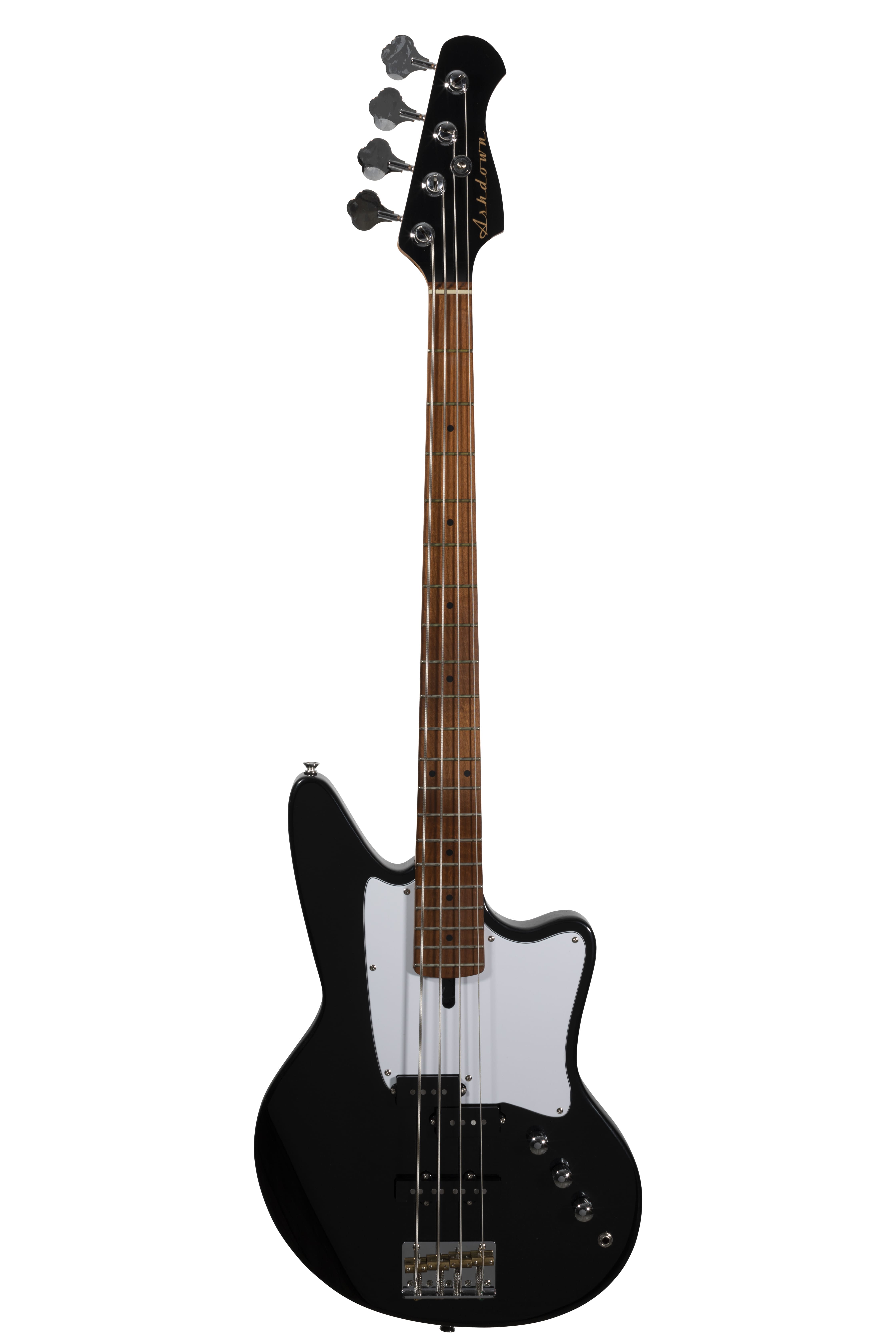 The Saint Gloss Black 4-String E-Bass