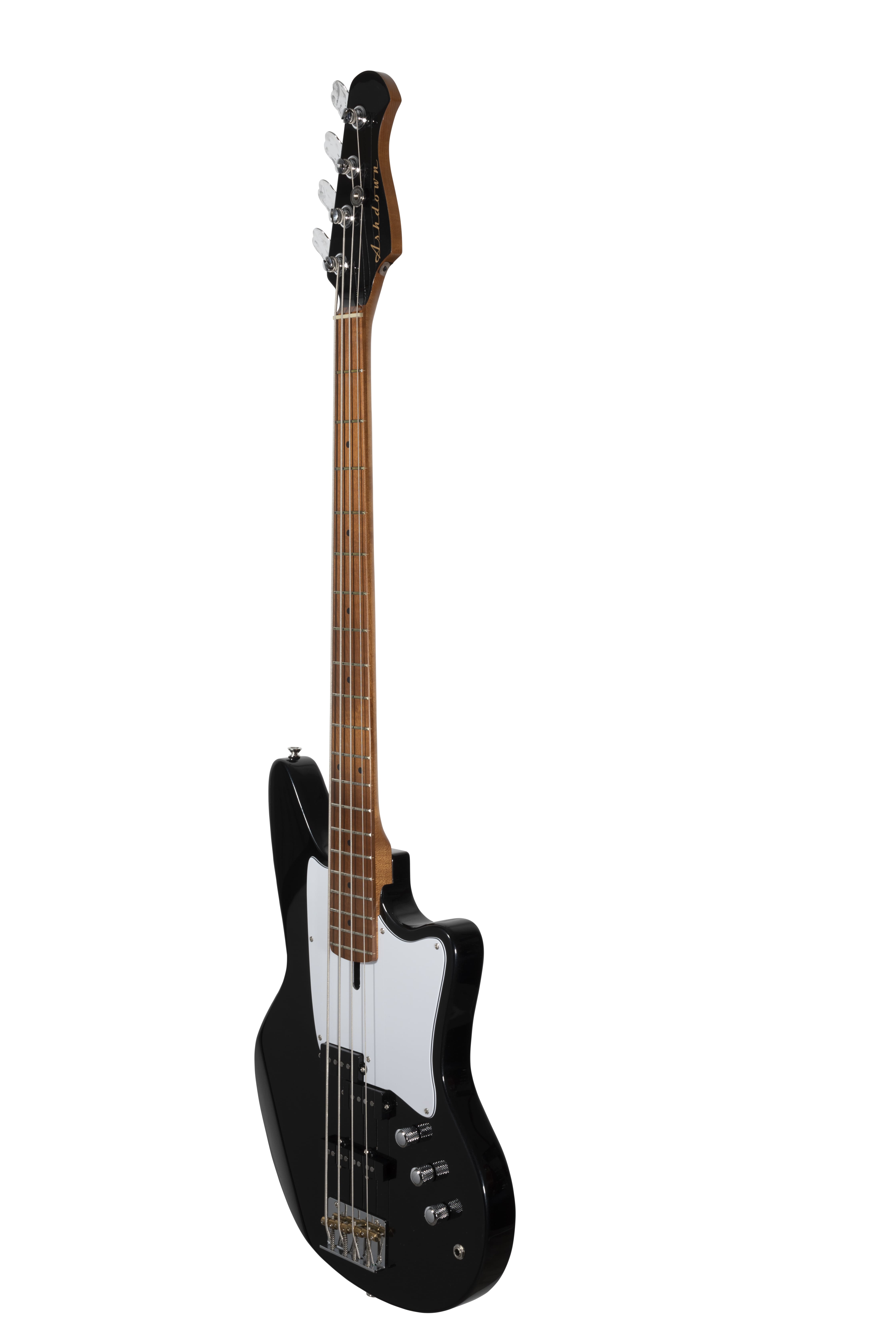 The Saint Gloss Black 4-String E-Bass