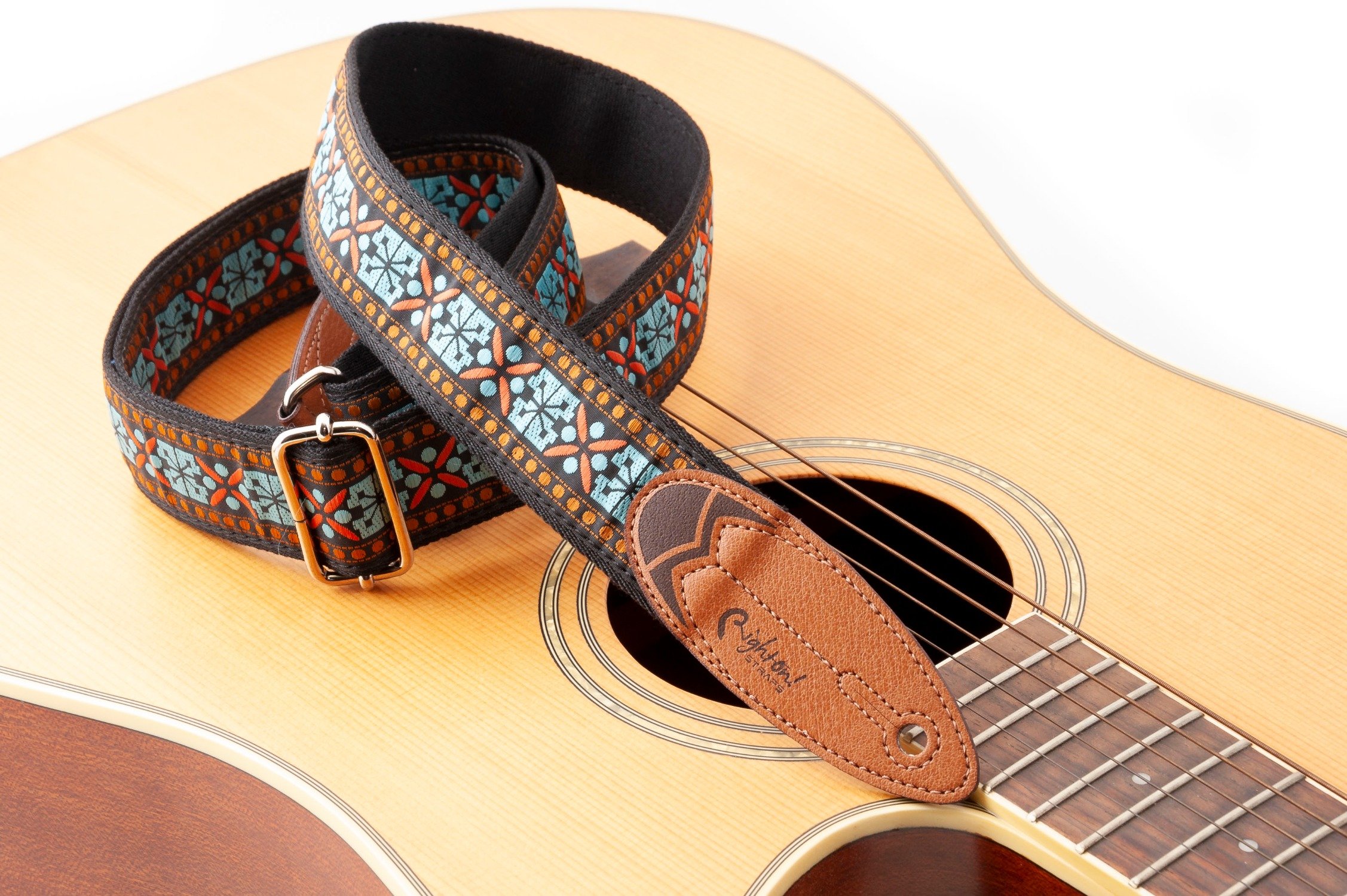 Surf Rider Teal Gitarrengurt