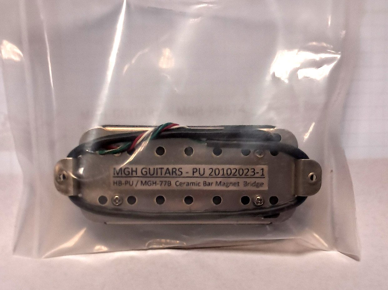MGH-77B Green/Yellow Crackle Humbucker für 7 Saiter