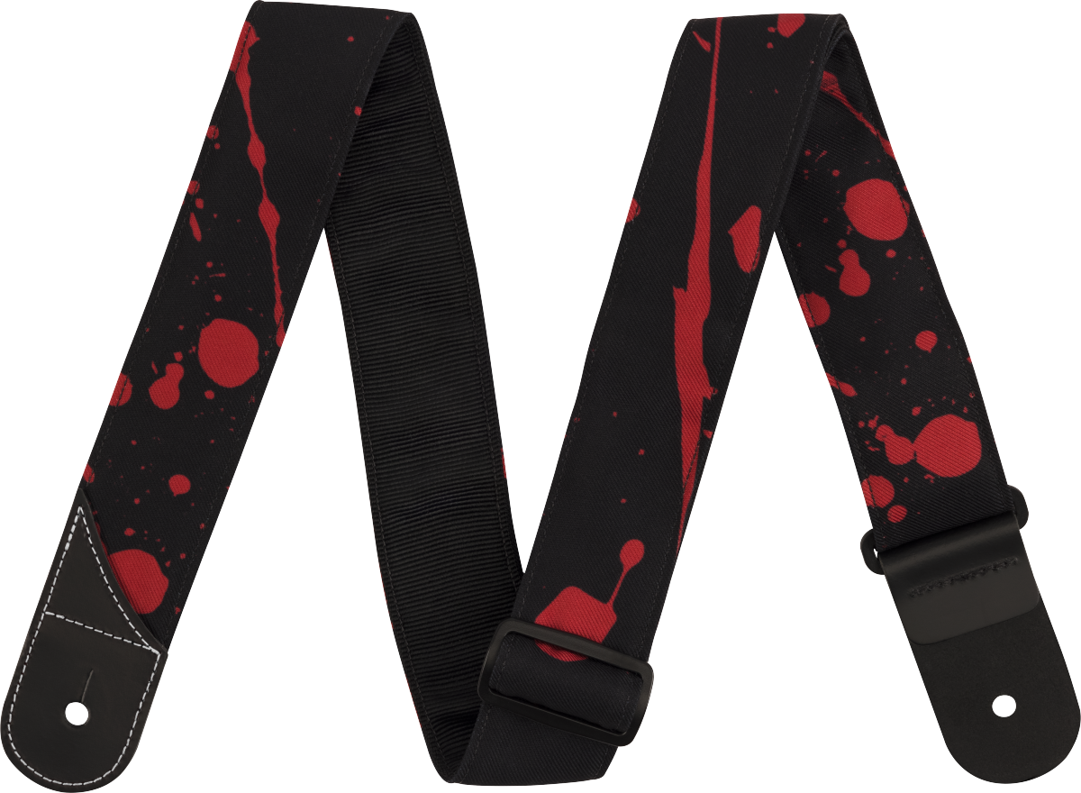 Splatter Strap Black and Red