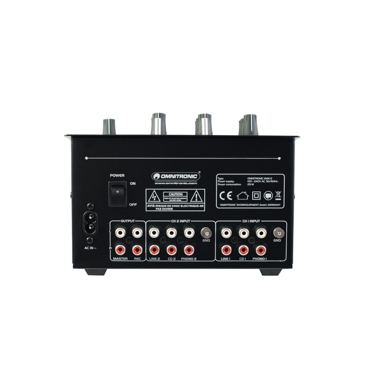 PM-222 2-Kanal DJ-Mixer