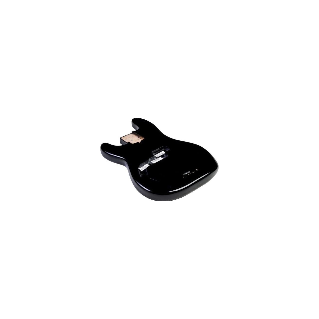 USA Precision Bass® Left-Hand Body, Modern Bridge Mount, Black