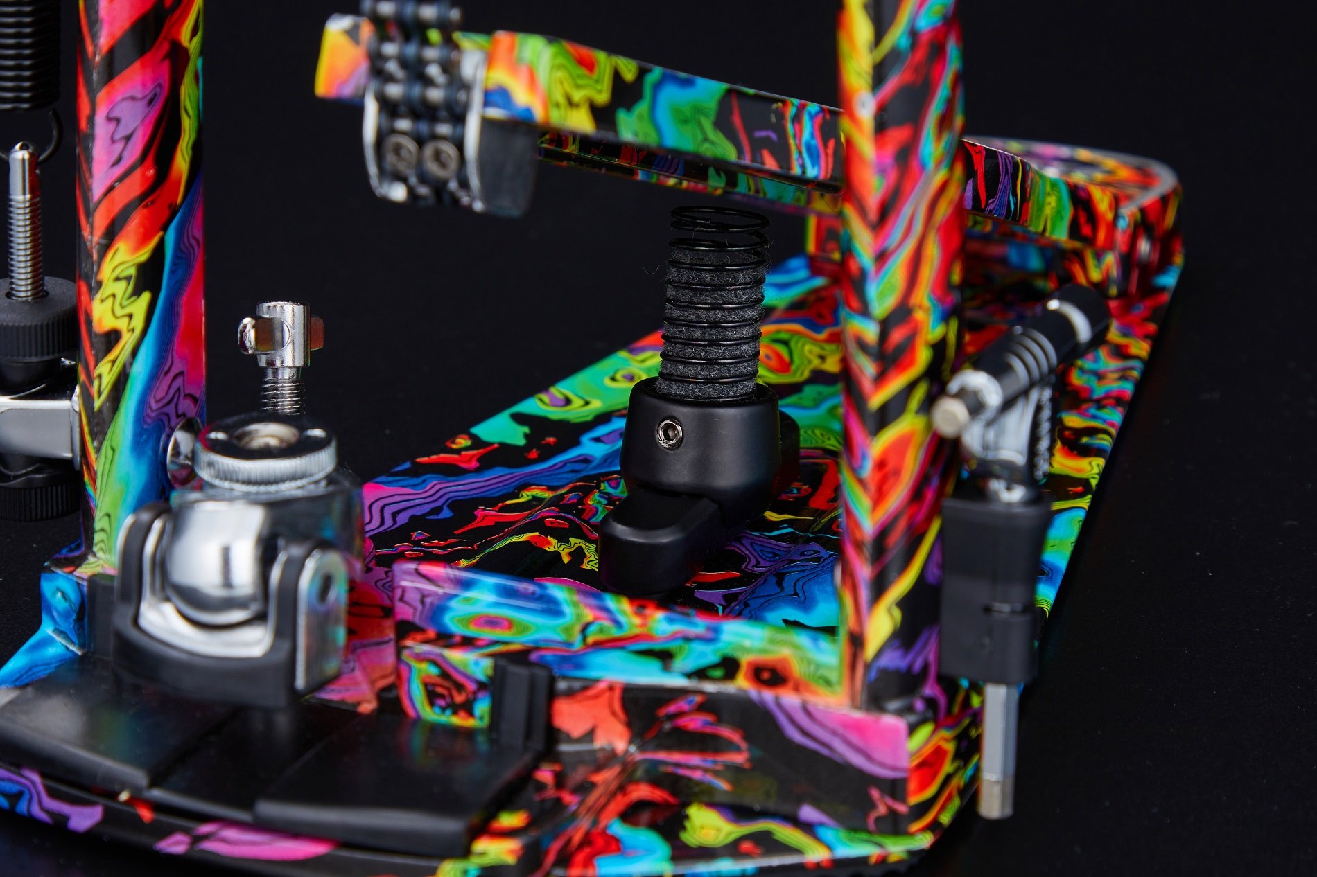 50th Limited Iron Cobra Marble Psychedelic Rainbow Rolling Glide Single Pedal