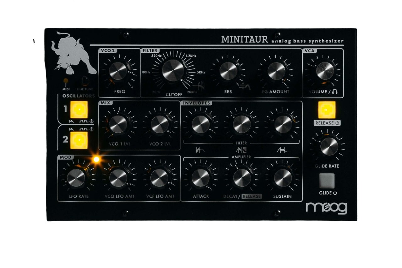 Moog Minitaur Obenansicht