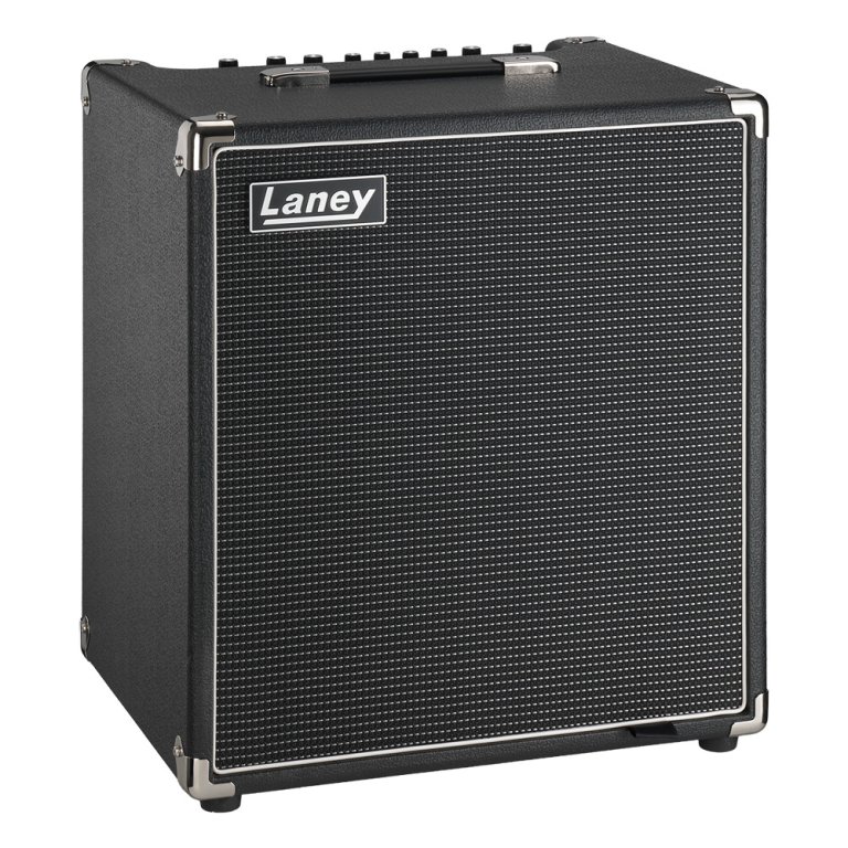 Gitarrenverstärker, Combo-Verstärker, schwarzes Gehäuse, Lautsprechergitter, Tragegriff