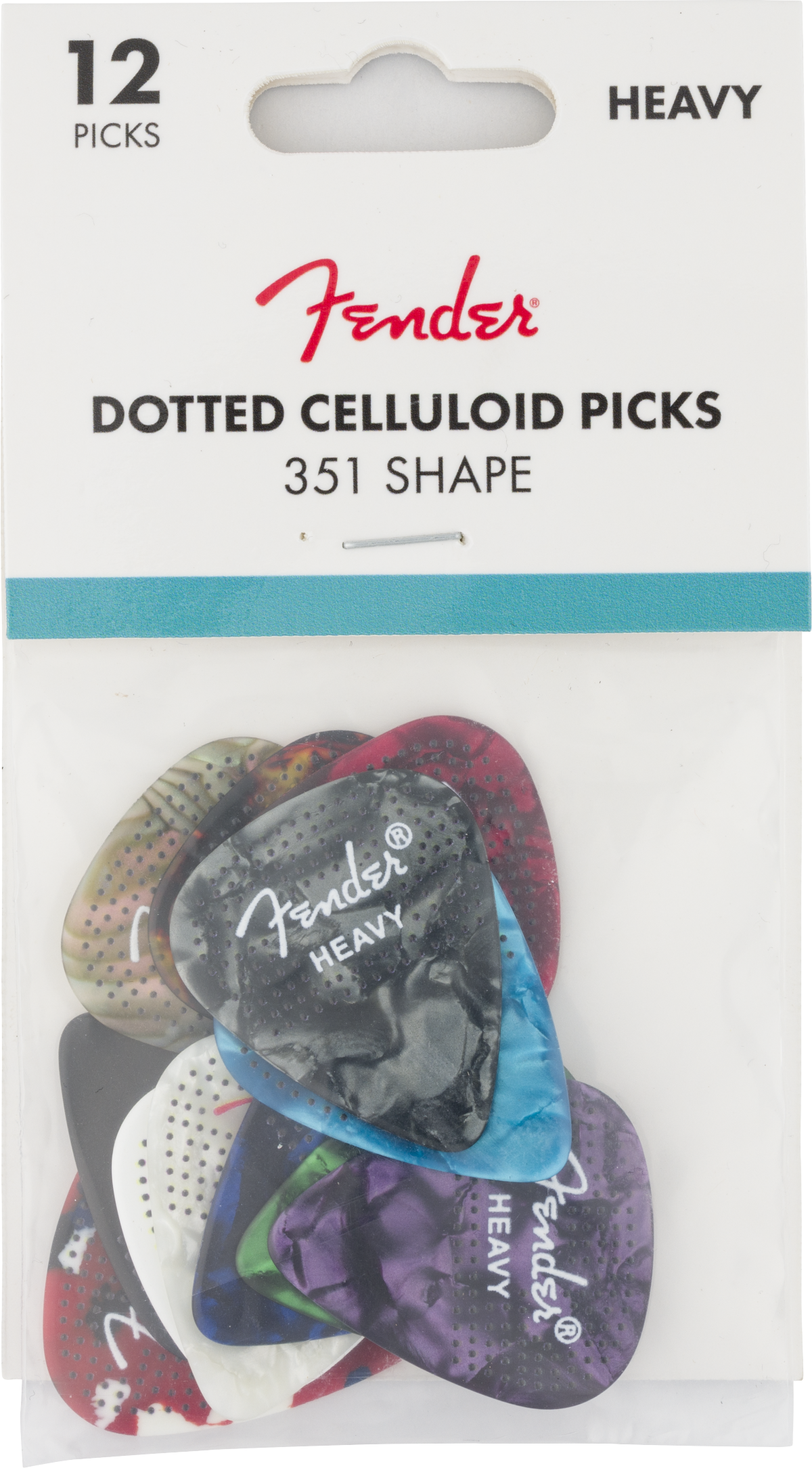 351 Dotted Celluloid Picks (12) Heavy