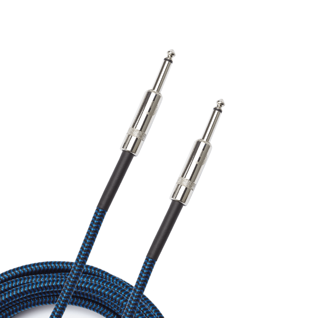 Instrumentenkabel "Braided" Blau, 6m