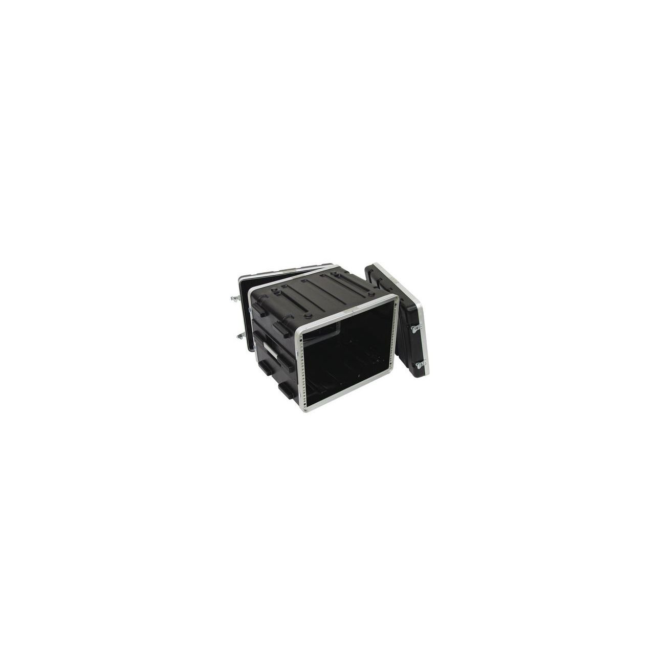 Kunststoff-Rack KR-19,8HE, DD, schwarz