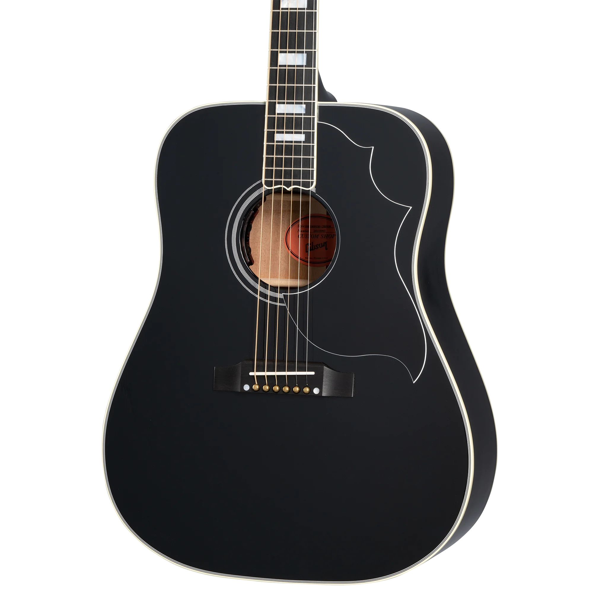 Hummingbird Custom Ebony Custom Shop