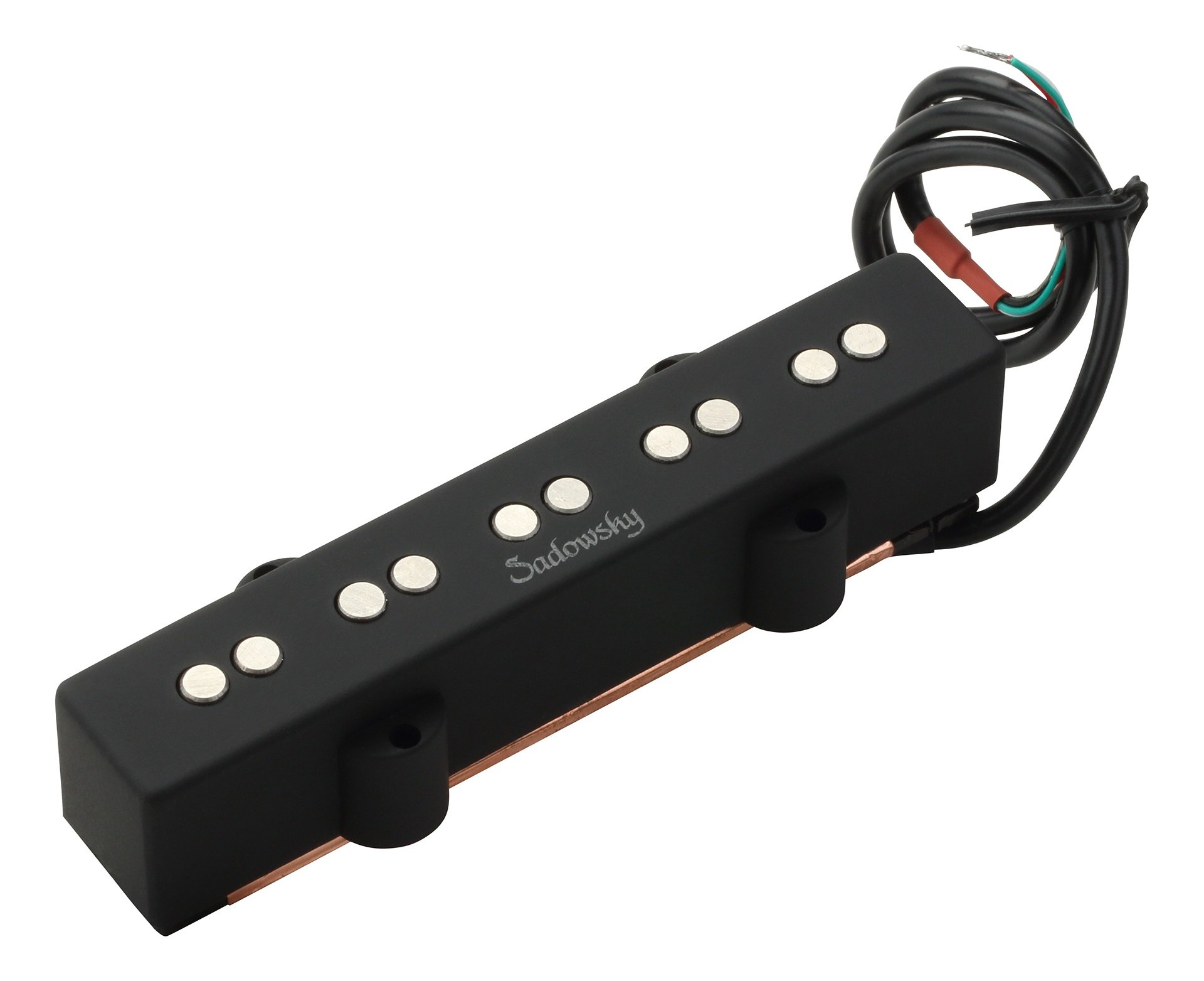 J-Style Bass Pickup, Wide, Noise-Cancelling, Stacked Coil, 5-String - Bridge