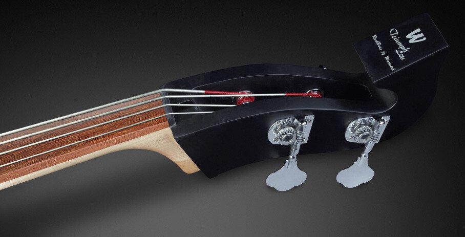 RockBass Triumph Lite, 4-String - Solid Red Metallic High Polish