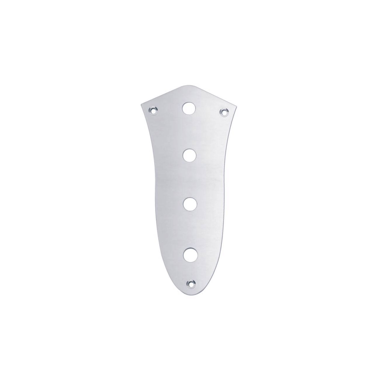 Control Plate, chrom, Jocker Bass style, 9,5mm Bohrungen für US-Potis