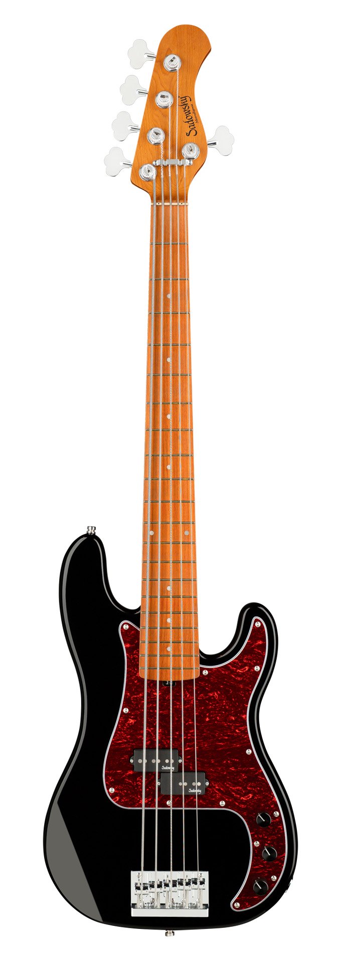 MetroExpress Ultra Vintage P Bass 5-String Solid Black High Polish