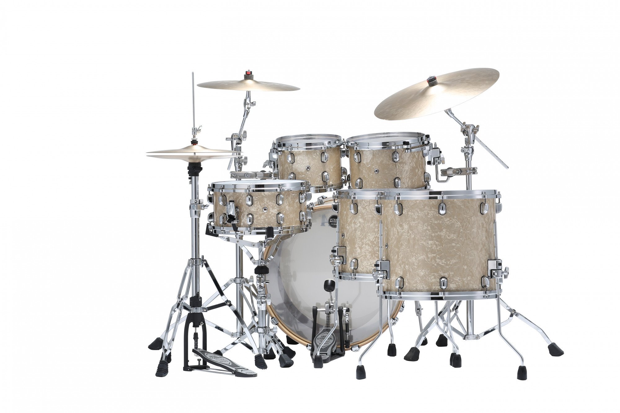 Starclassic Walnut/Birch Duracover Wrap Shell Kit 5 teilig Vintage Marine Pearl