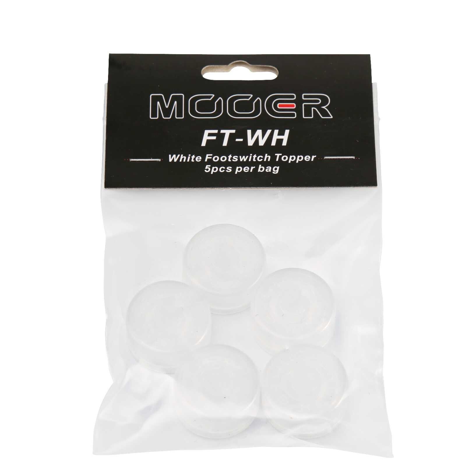 Candy Footswitch Topper White 5 pcs.
