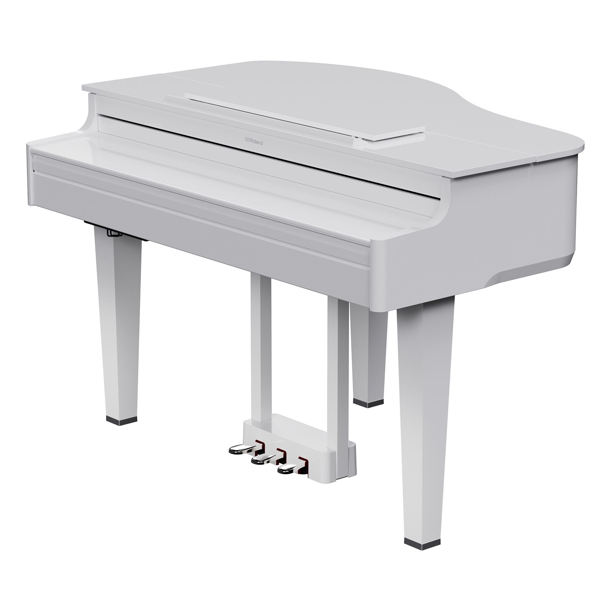 Roland GP-6 PW Digitalflügel – Gesamtansicht mit geschlossenem Deckel in elegantem Design