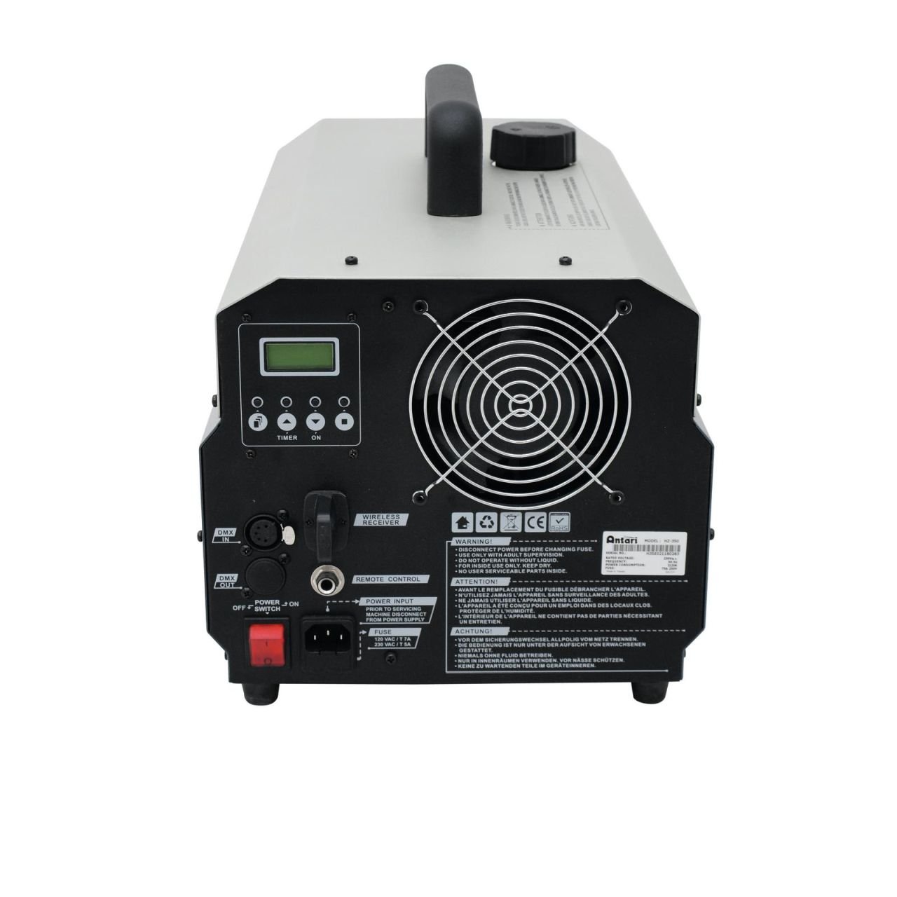 Antari HZ-350 Hazer - Leistungsstarke Dunstnebelmaschine mit digitaler Funksteuerung und DMX