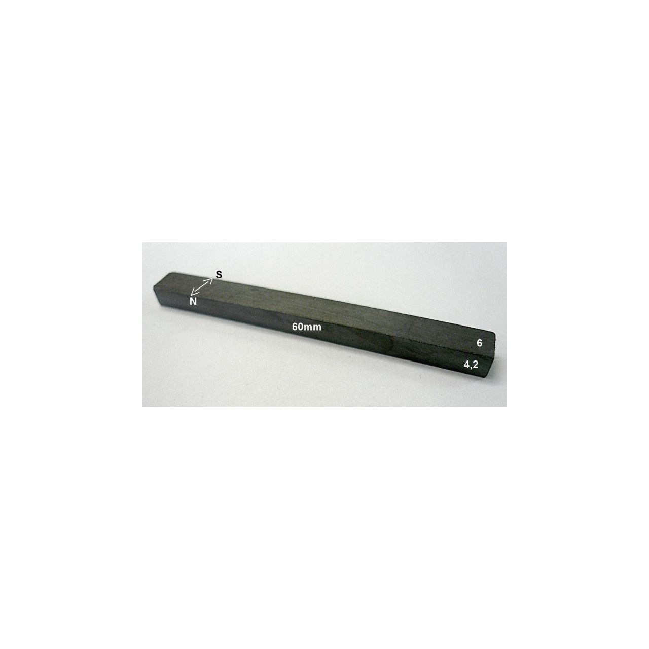 MX603 Ox Magnet, 60 x 4,2 x 6 mm (N-S)