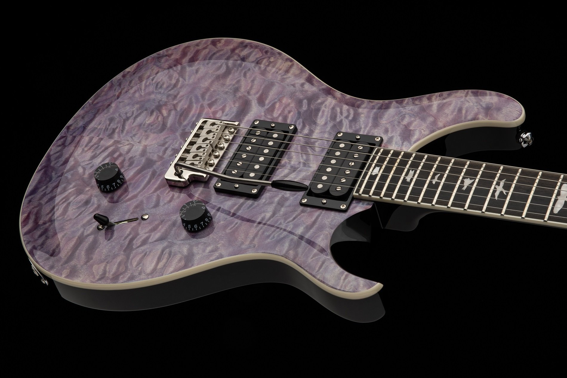 SE CU24 Quilt Violet E-Gitarre
