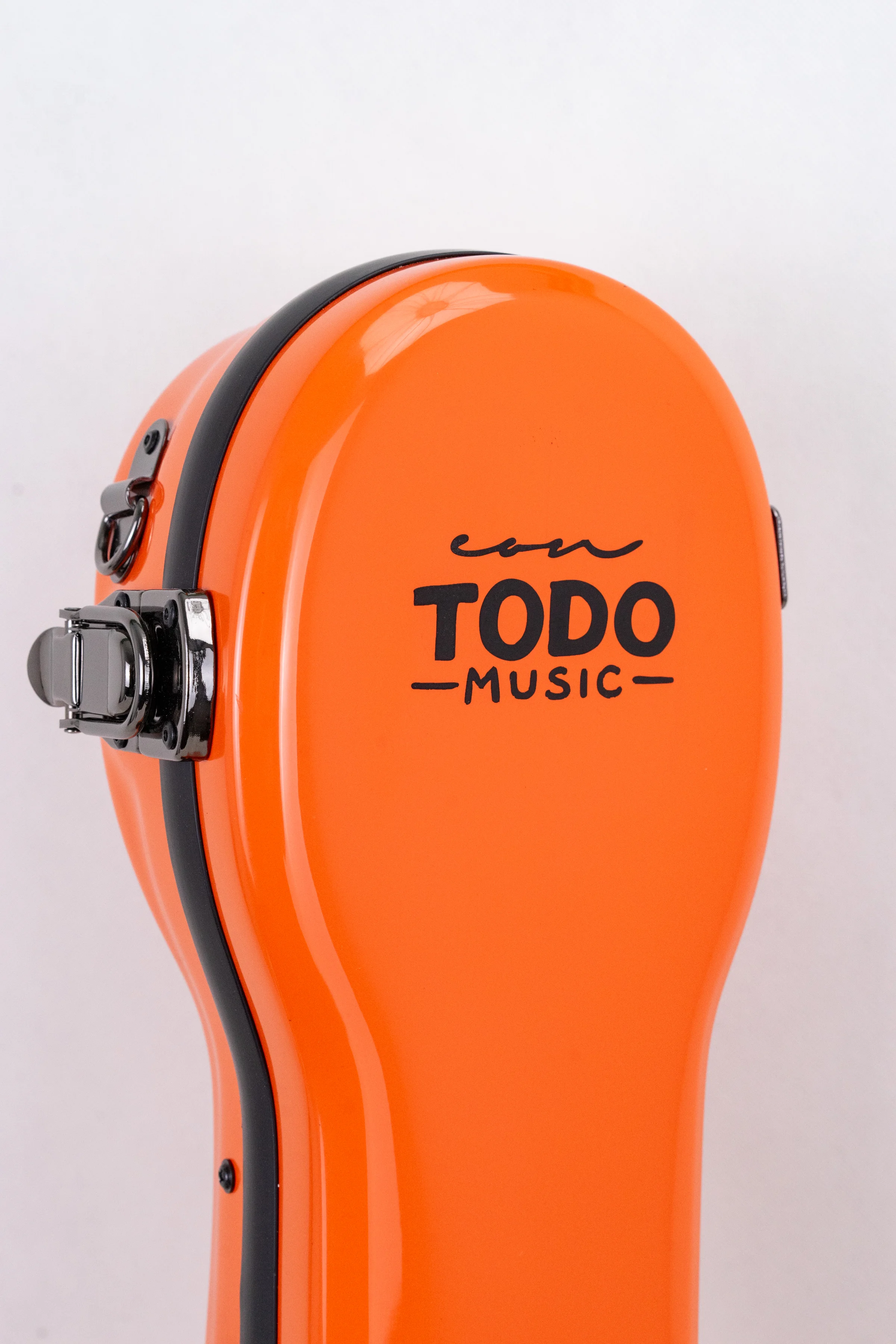 Premium Fiberglas Tenor Ukulele-Koffer Orange
