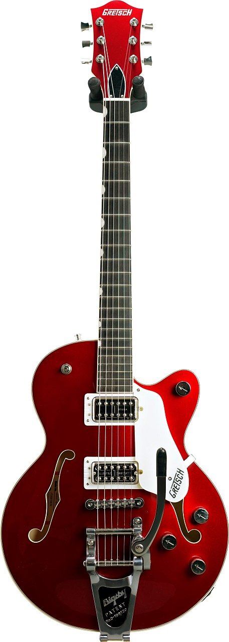 G6659T-BTFT Ltd  Broadkaster® Jr. Center Block, Two-Tone Candy Apple Red & Vintage White
