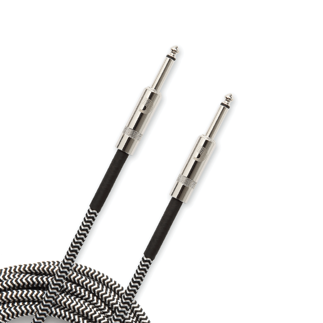 Instrumentenkabel "Braided" Grau, 6m